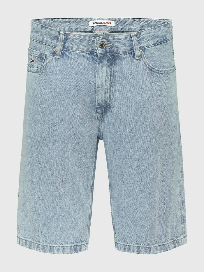 Tommy Hilfiger Dad Rigid Denim Shorts Denim Light Mens Shorts Sale