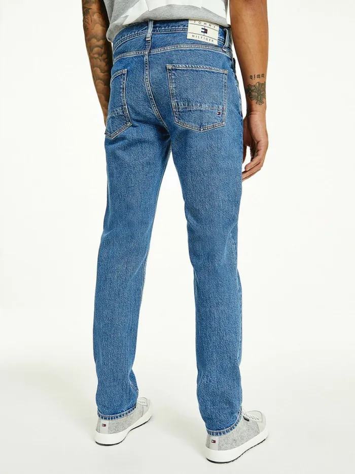 Tommy Hilfiger Denton Straight Crest Jeans Leo Indigo Mens Jeans Near Me