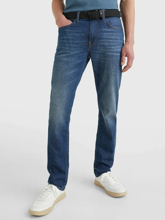 Tommy Hilfiger Denton Straight Faded Jeans Reay Indigo Mens Jeans Near Me