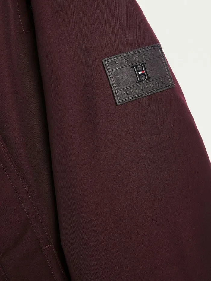 Tommy Hilfiger Down Parka Deep Burgundy Mens Coats and Jackets On Sale