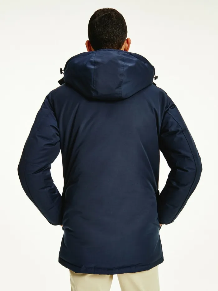 Tommy Hilfiger Down Parka Desert Sky Mens Coats and Jackets Near Me