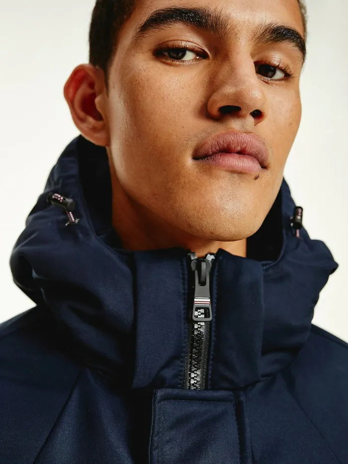Tommy Hilfiger Down Parka Desert Sky Mens Coats and Jackets Near Me