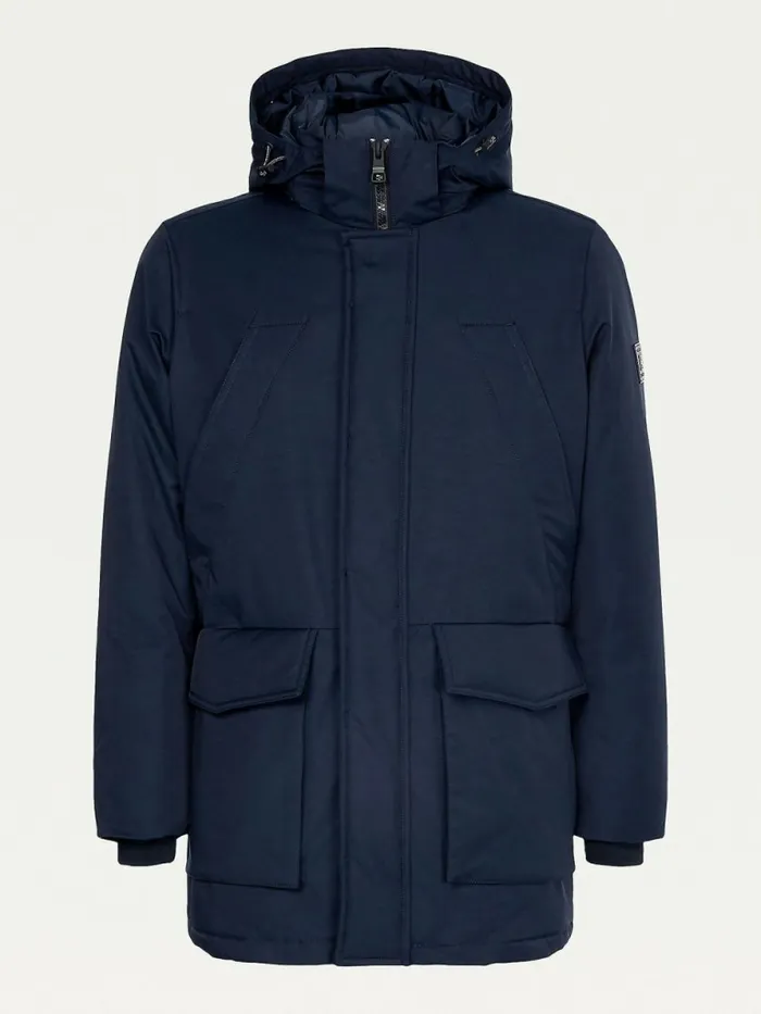 Tommy Hilfiger Down Parka Desert Sky Mens Coats and Jackets Near Me