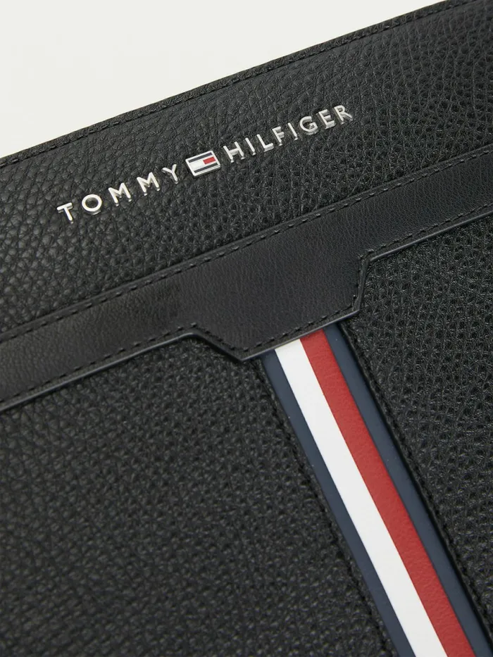 Tommy Hilfiger Downtown Metal Logo Washbag Black Mens Bags Popular