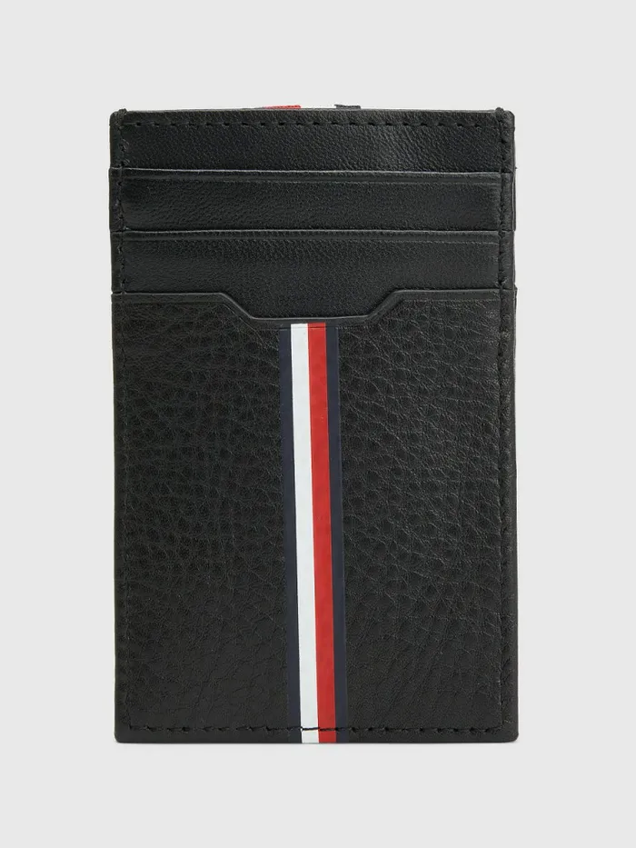 Tommy Hilfiger Downtown Vertical Leather Cardholder Black Mens Wallets and Card Holders Online Tommy Hilfiger Downtown Vertical Leather Cardholder Black Mens Wallets and Card Holders Online