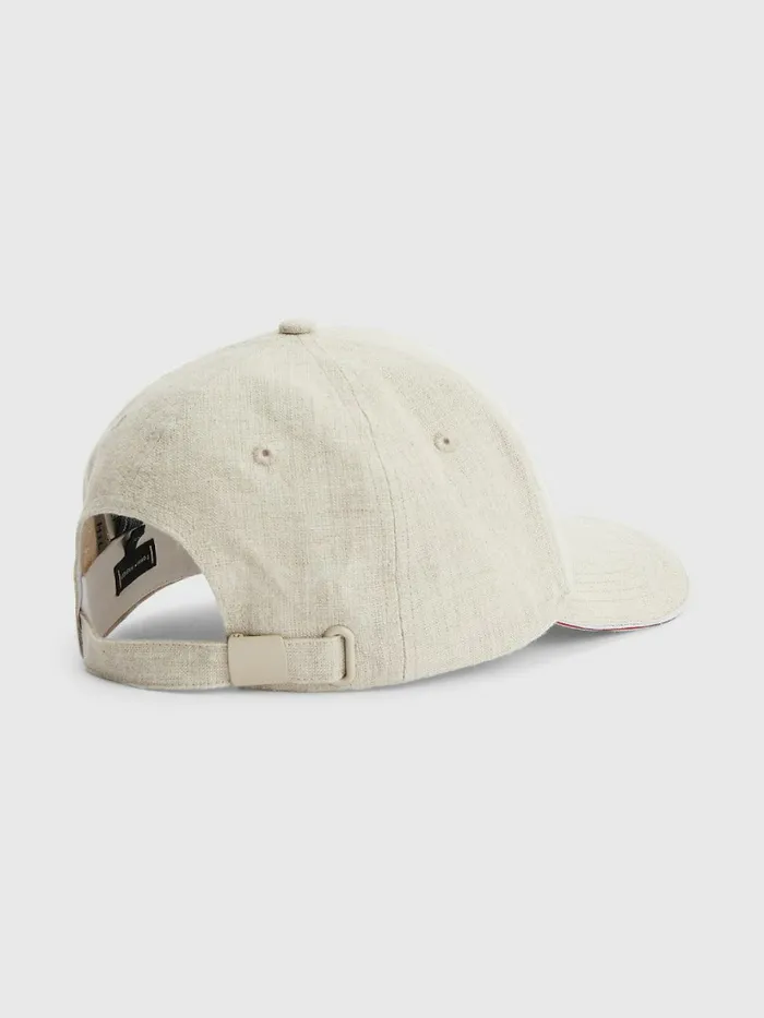 Tommy Hilfiger Elevated Baseball Cap Savannah Sand Mens Hats and Scarves Casaul