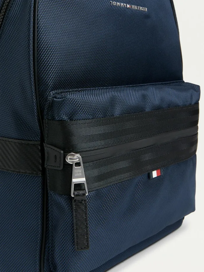 Tommy Hilfiger Elevated Modern Woven Backpack Desert Sky Mens Bags Popular