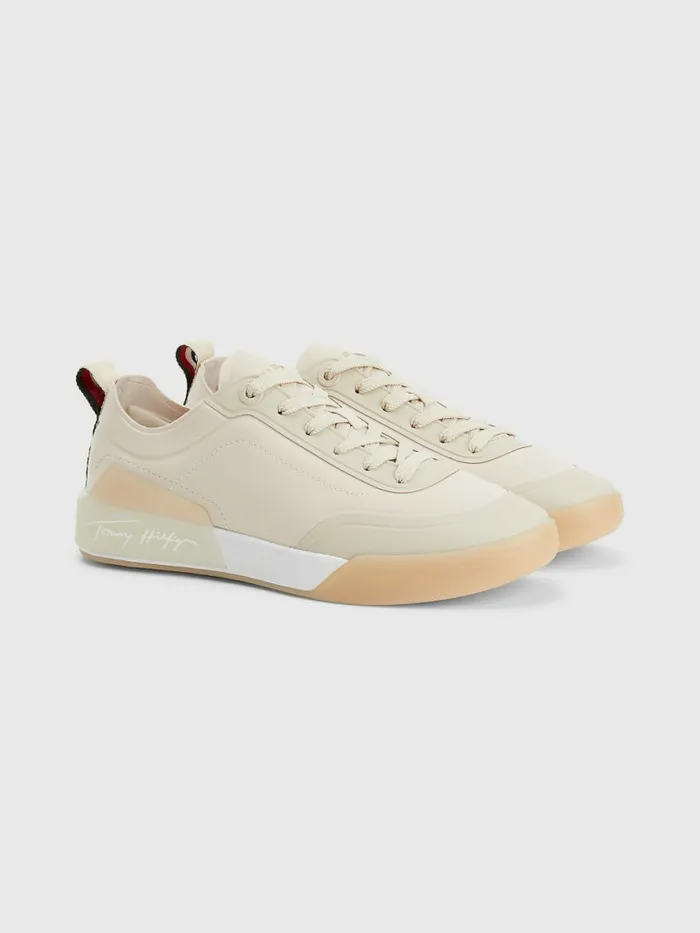 Tommy Hilfiger Elevated Signature Court Trainers Classic Beige Womens Trainers Near Me Tommy Hilfiger Elevated Signature Court Trainers Classic Beige Womens Trainers Near Me