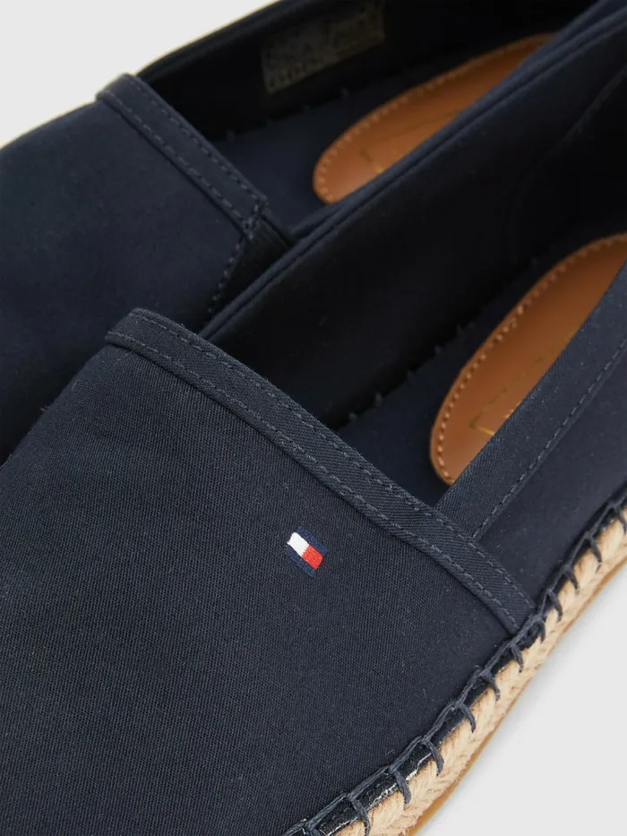 Tommy Hilfiger Essential Flag Espadrilles Desert Sky Womens Trainers Gift for Friend