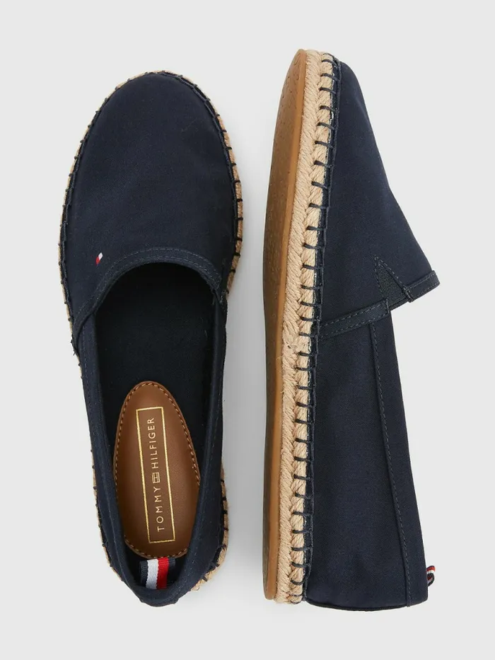 Tommy Hilfiger Essential Flag Espadrilles Desert Sky Womens Trainers Gift for Friend