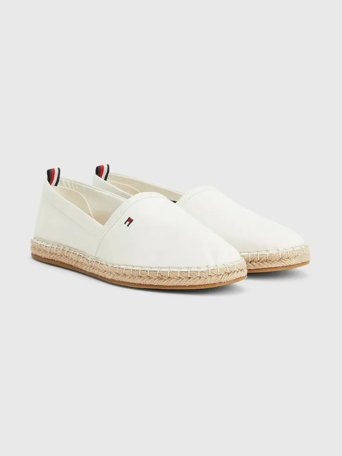 Tommy Hilfiger Essential Flag Espadrilles Ivory Womens Sandals Gift for Friend Tommy Hilfiger Essential Flag Espadrilles Ivory Womens Sandals Gift for Friend