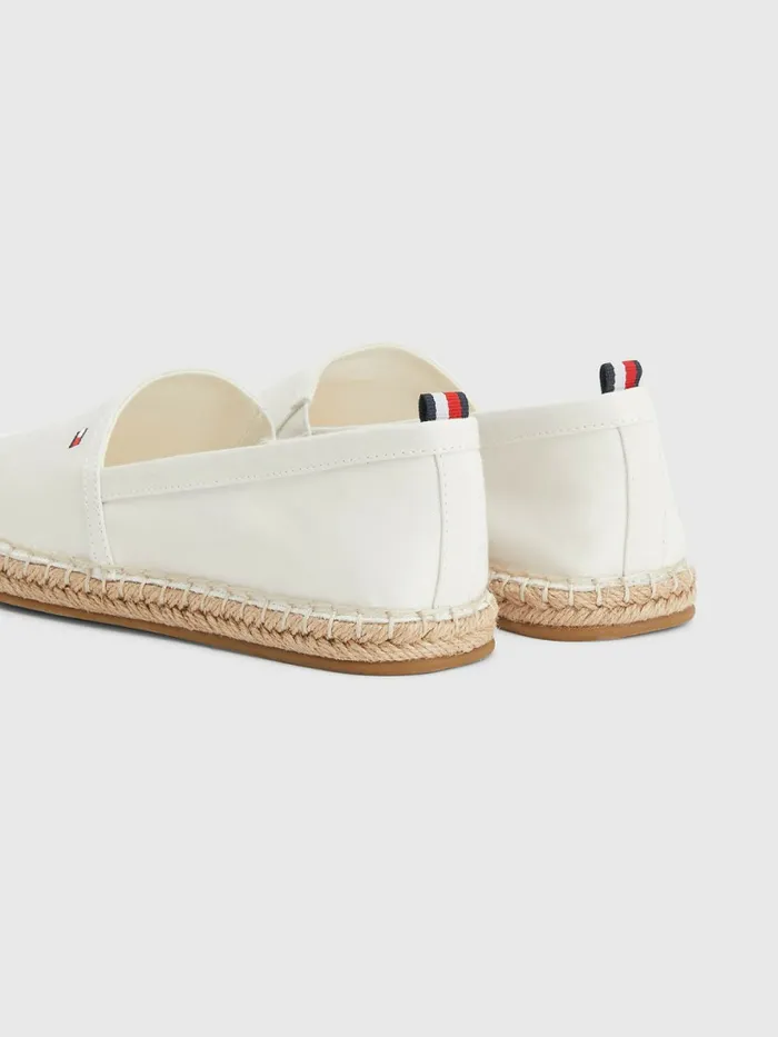 Tommy Hilfiger Essential Flag Espadrilles Ivory Womens Sandals Gift for Friend