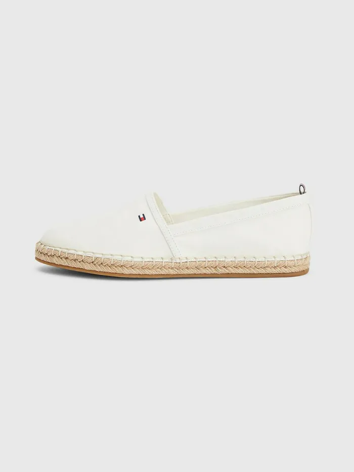 Tommy Hilfiger Essential Flag Espadrilles Ivory Womens Sandals Gift for Friend