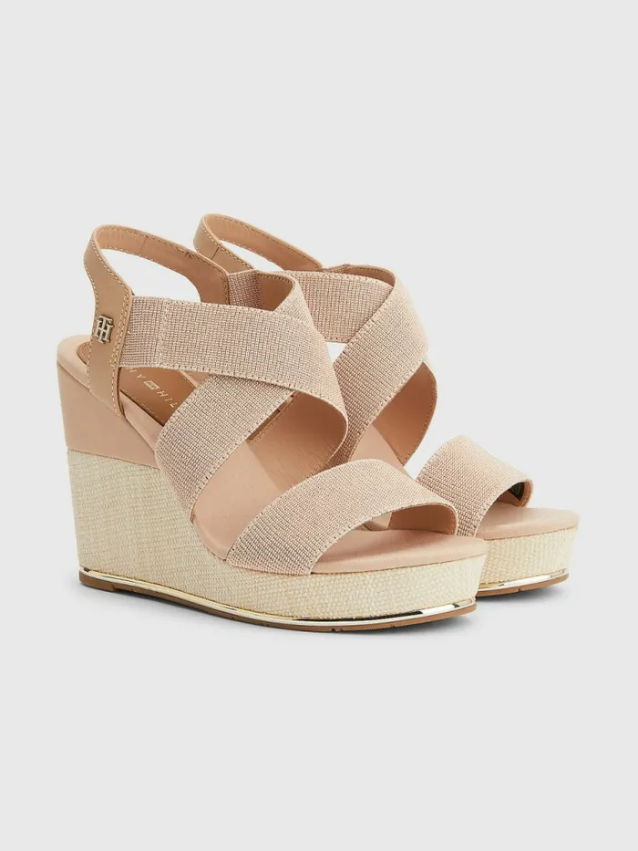 Tommy Hilfiger Essential High Heel Wedges Sandrift Womens Boots Near Me