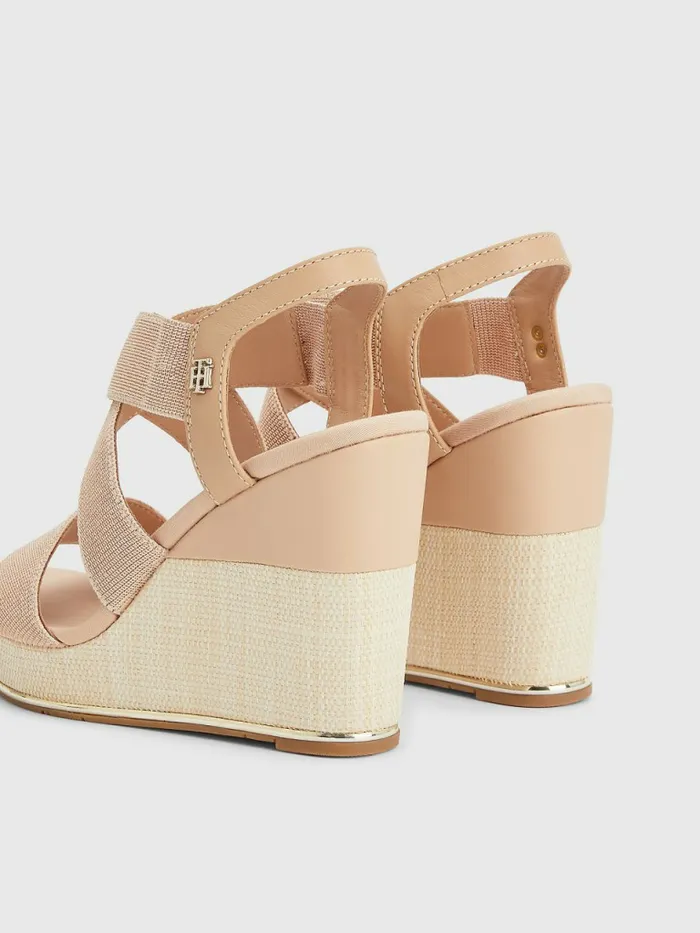 Tommy Hilfiger Essential High Heel Wedges Sandrift Womens Boots Near Me