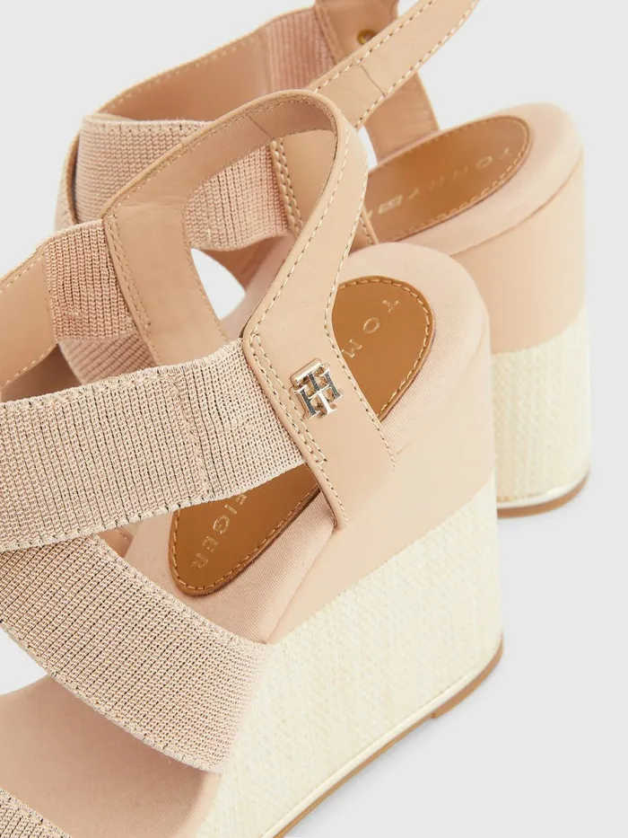 Tommy Hilfiger Essential High Heel Wedges Sandrift Womens Boots Near Me