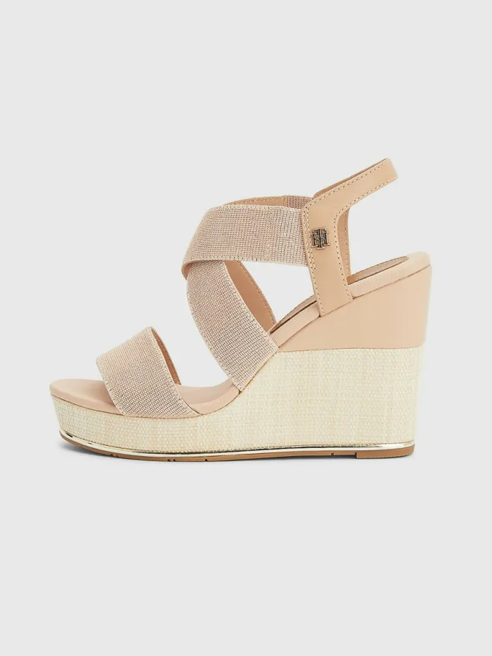 Tommy Hilfiger Essential High Heel Wedges Sandrift Womens Boots Near Me