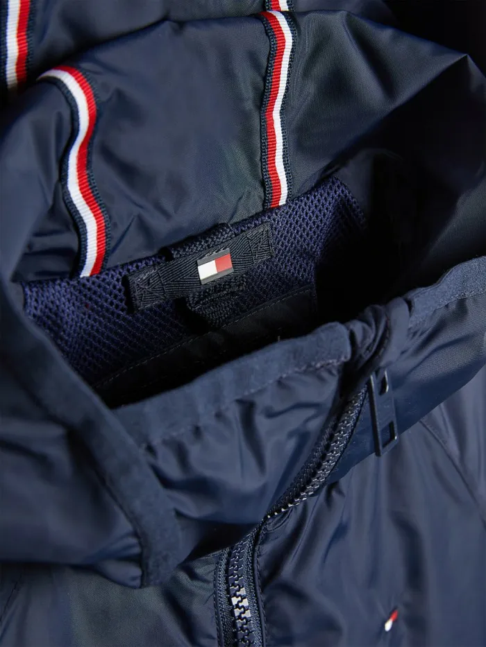 Tommy Hilfiger Essential Hooded Jacket Twilight Navy Boys Coats and Jackets On Sale