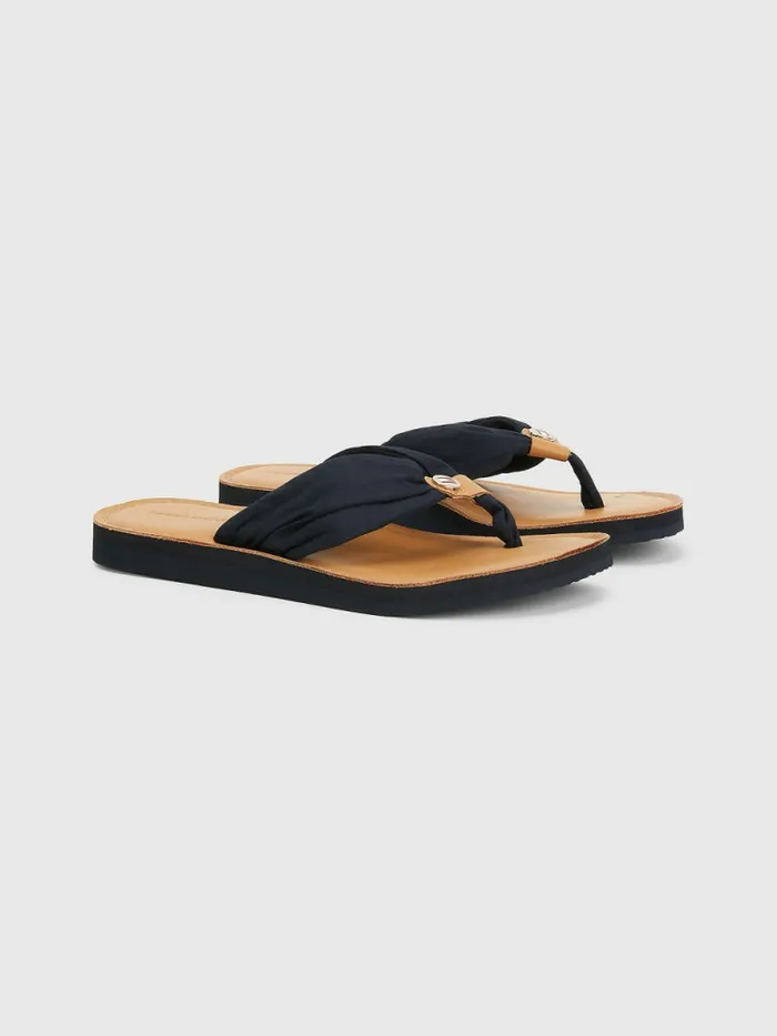 Tommy Hilfiger Essential Leather Footbed FlipFlops Desert Sky Womens Boots Casaul Tommy Hilfiger Essential Leather Footbed FlipFlops Desert Sky Womens Boots Casaul
