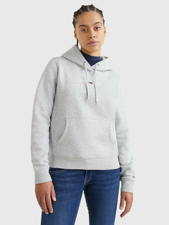 Tommy Hilfiger Essential Logo Hoody Lt Grey Htr Womens Sweatshirts and Hoodies Gift 4 You Tommy Hilfiger Essential Logo Hoody Lt Grey Htr Womens Sweatshirts and Hoodies Gift 4 You