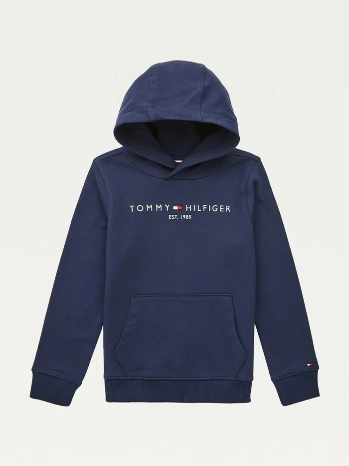 Tommy Hilfiger Essential Logo Organic Cotton Hoody Twilight Navy Boys Sweatshirts and Hoodies Near Me Tommy Hilfiger Essential Logo Organic Cotton Hoody Twilight Navy Boys Sweatshirts and Hoodies Near Me