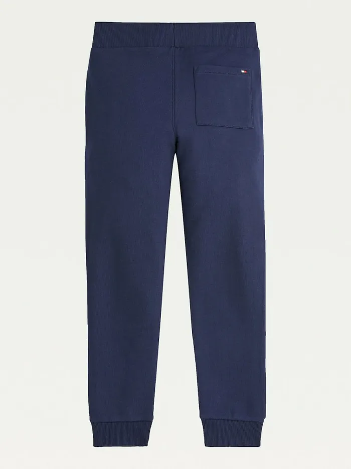 Tommy Hilfiger Essential Organic Cotton Logo Joggers Twilight Navy Boys Trousers and Shorts Sale
