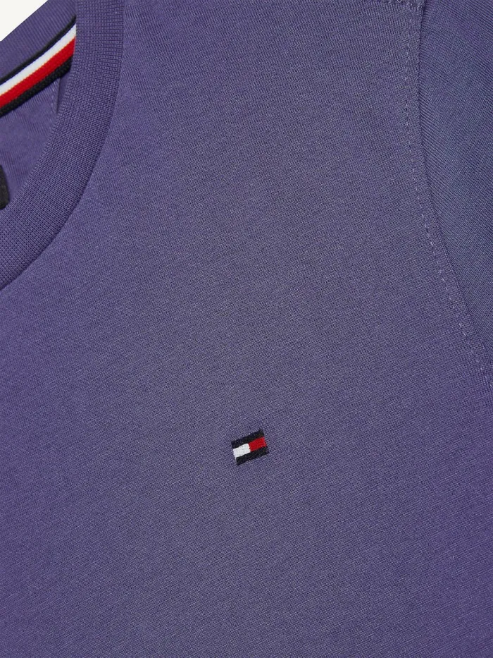 Tommy Hilfiger Essential Organic Cotton TShirt Dark Aster Boys TShirts and Polos Near Me