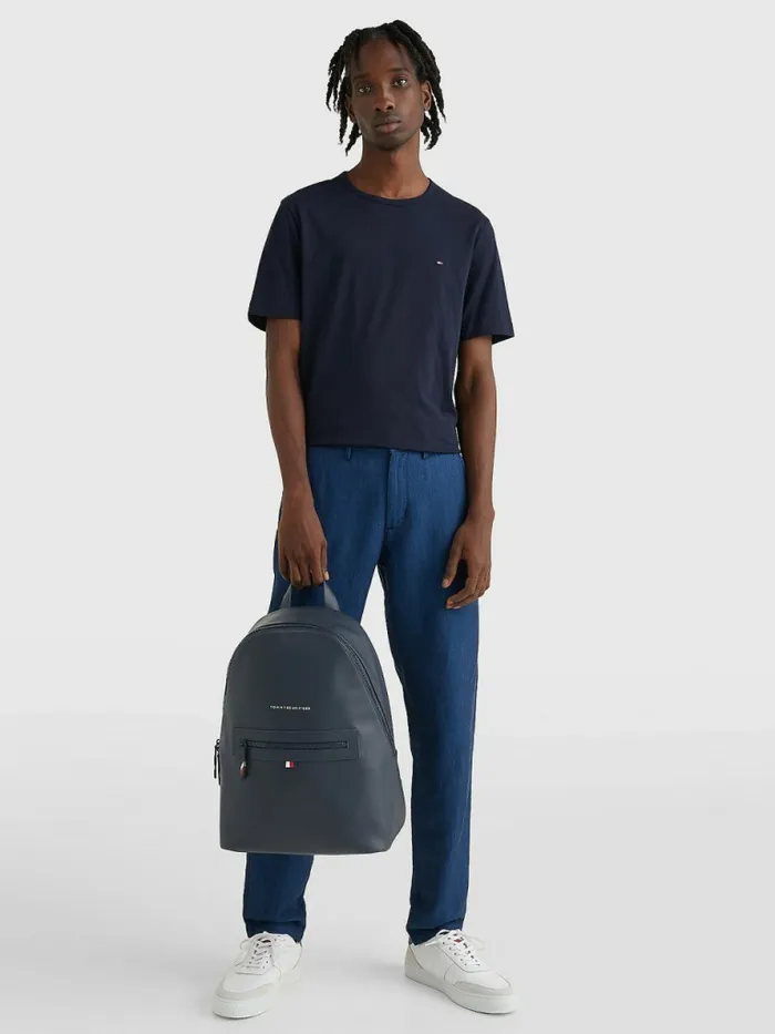 Tommy Hilfiger Essential Signature Backpack Desert Sky Mens Bags Sale