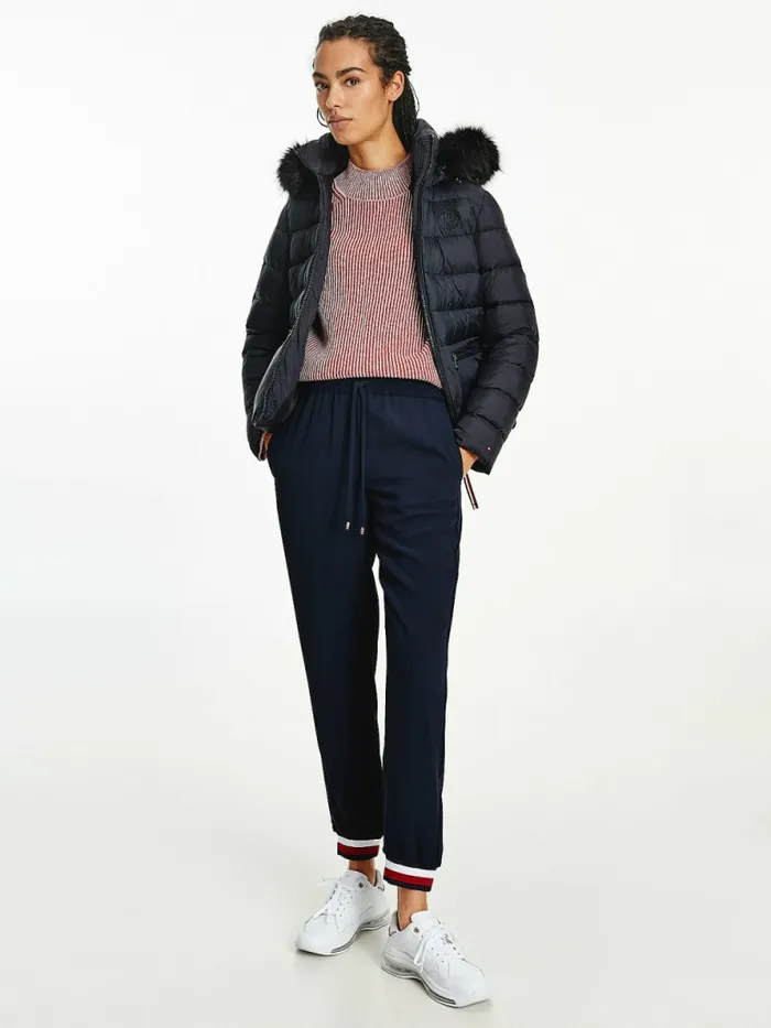 Tommy Hilfiger Essential Th Protect Padded Jacket Black Womens Coats and Jackets Gift Ideas Tommy Hilfiger Essential Th Protect Padded Jacket Black Womens Coats and Jackets Gift Ideas