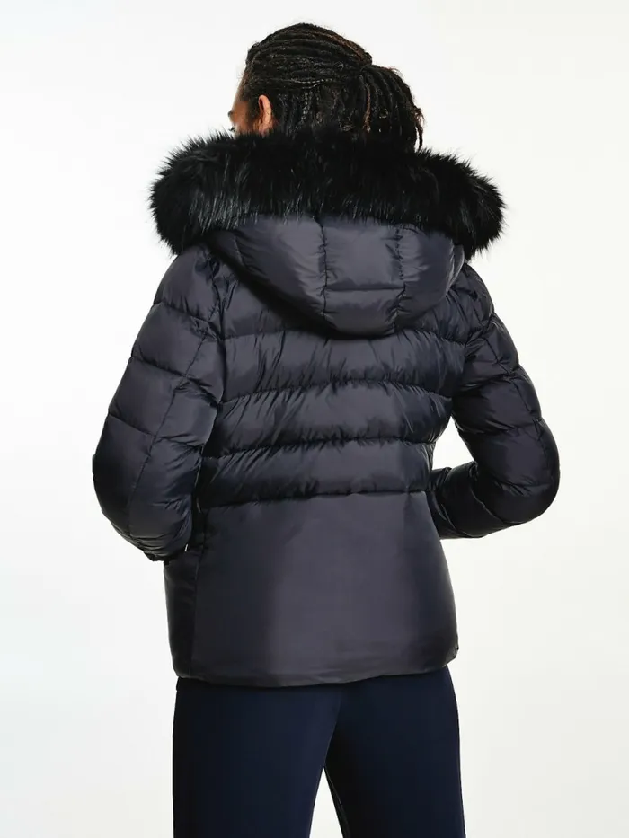 Tommy Hilfiger Essential Th Protect Padded Jacket Black Womens Coats and Jackets Gift Ideas