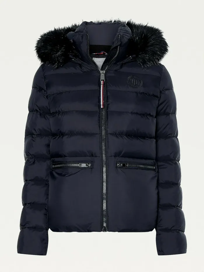 Tommy Hilfiger Essential Th Protect Padded Jacket Black Womens Coats and Jackets Gift Ideas