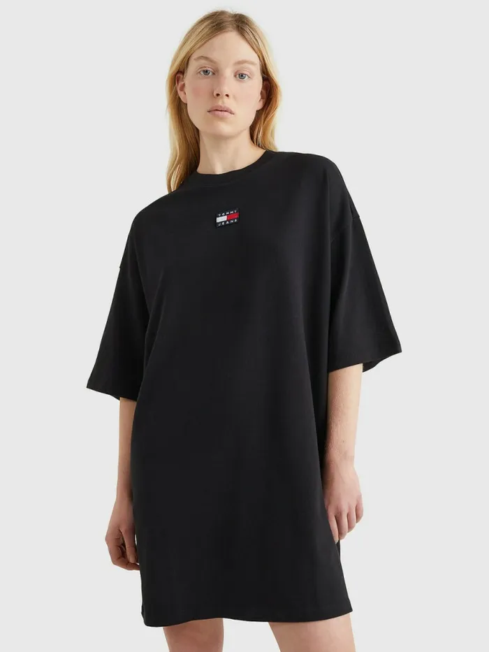 Tommy Hilfiger Essential Tommy Badge TShirt Mini Dress Black Womens Dresses and Jumpsuits Near Me Tommy Hilfiger Essential Tommy Badge TShirt Mini Dress Black Womens Dresses and Jumpsuits Near Me