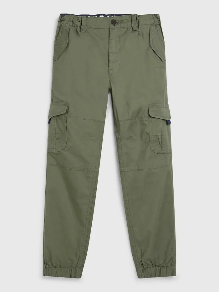 Tommy Hilfiger Ethan Stretch Cargo Trousers Avalon Green Boys Trousers and Shorts Online Tommy Hilfiger Ethan Stretch Cargo Trousers Avalon Green Boys Trousers and Shorts Online
