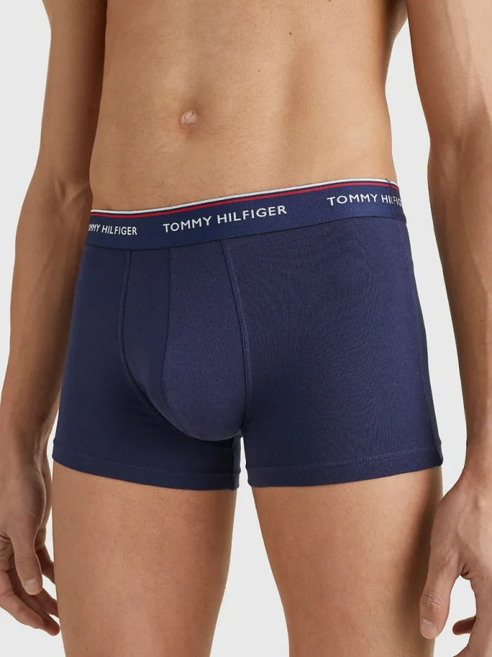Tommy Hilfiger Exclusive 3Pack Organic Cotton Trunks PeacoatPt Mens Underwear Gift 4 You