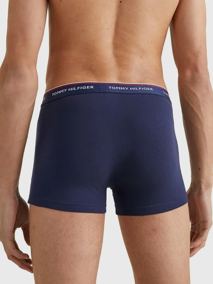 Tommy Hilfiger Exclusive 3Pack Organic Cotton Trunks PeacoatPt Mens Underwear Gift 4 You