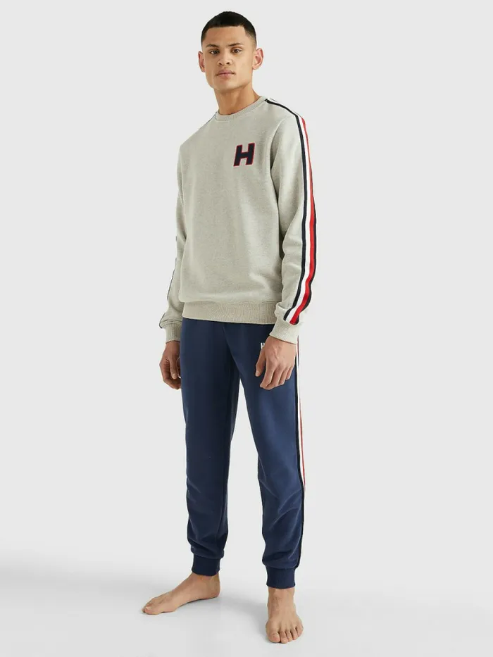 Tommy Hilfiger Exclusive Logo Track Sweatshirt LinoRecover Mens Tracksuits Near Me