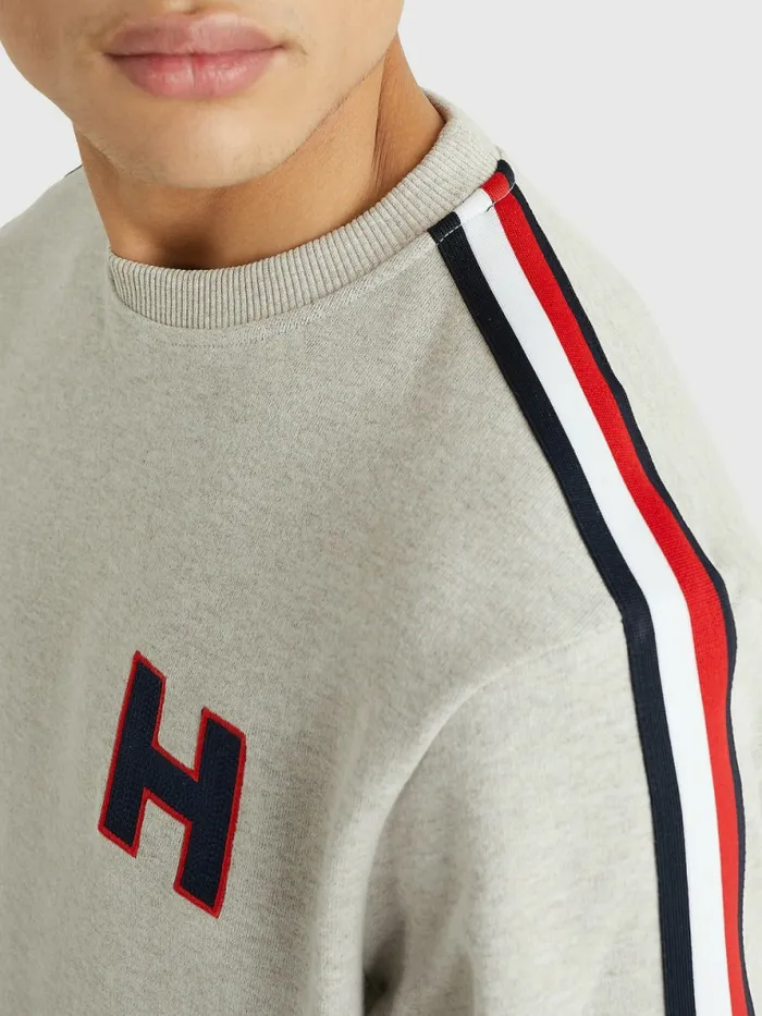 Tommy Hilfiger Exclusive Logo Track Sweatshirt LinoRecover Mens Tracksuits Near Me