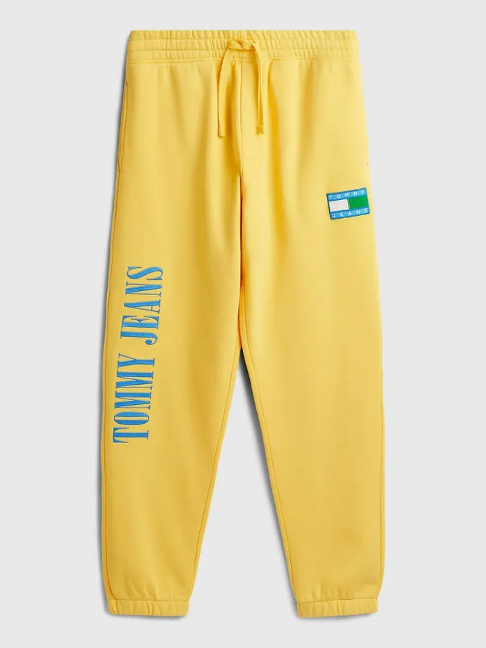 Tommy Hilfiger Exclusive Pop Drop Joggers Tuscan Sun Mens Trousers