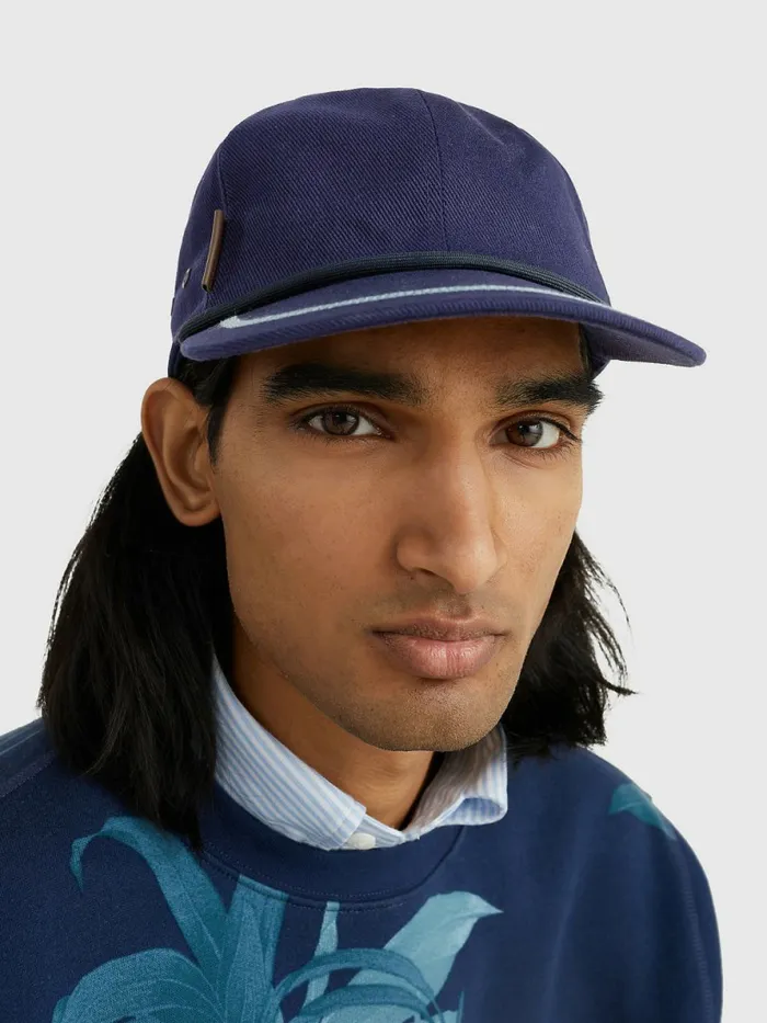 Tommy Hilfiger Explorer Cord Detail Cap Desert Sky Mens Hats and Scarves Casaul