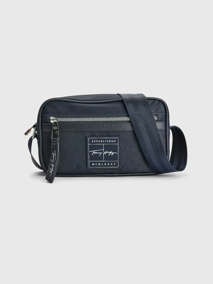 Tommy Hilfiger Flag Jacquard Reporter Bag Desert Sky Flag Monogram Mens Bags Sale Tommy Hilfiger Flag Jacquard Reporter Bag Desert Sky Flag Monogram Mens Bags Sale