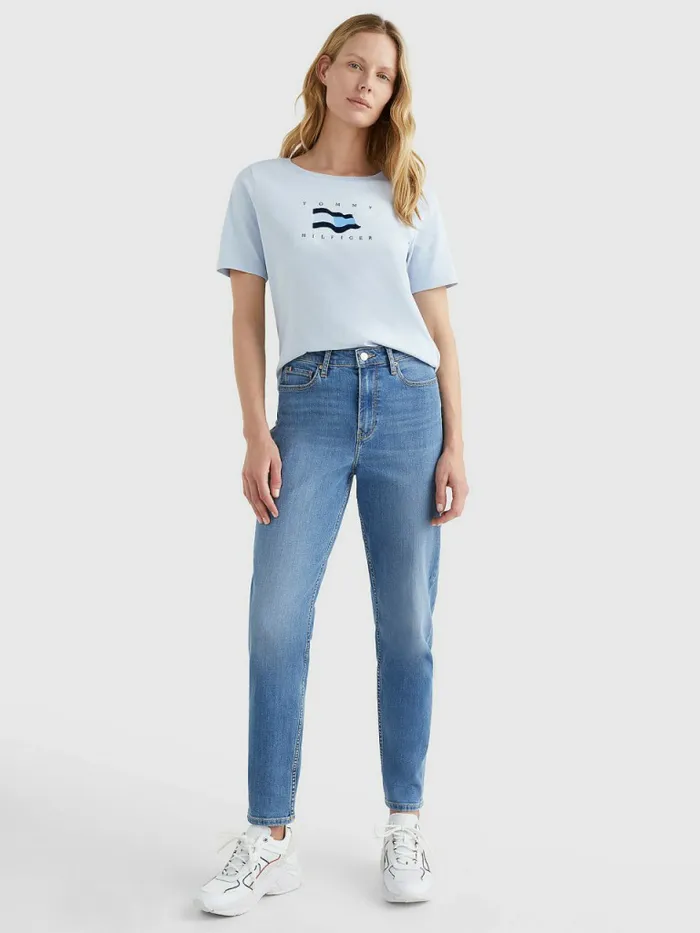 Tommy Hilfiger Gramercy Mom High Rise Tapered Jeans Izzy Womens Jeans Cheap On Sale