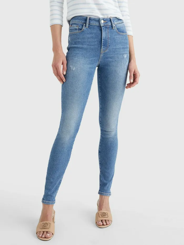 Tommy Hilfiger Harlem High Rise Super Skinny Jeans Feli Womens Jeans Gift for Friend