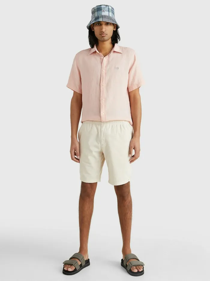 Tommy Hilfiger Harlem Relaxed Corduroy Shorts Feather White Mens Shorts Cheap On Sale