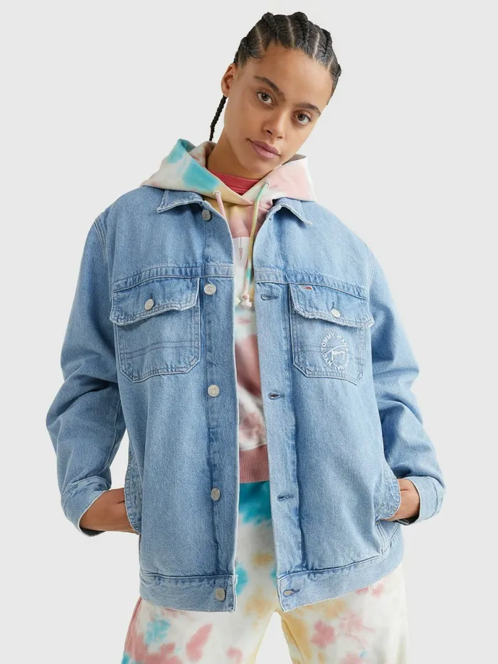 Tommy Hilfiger Hemp Denim Oversized Utility Jacket Denim Light Womens Coats and Jackets Near Me Tommy Hilfiger Hemp Denim Oversized Utility Jacket Denim Light Womens Coats and Jackets Near Me