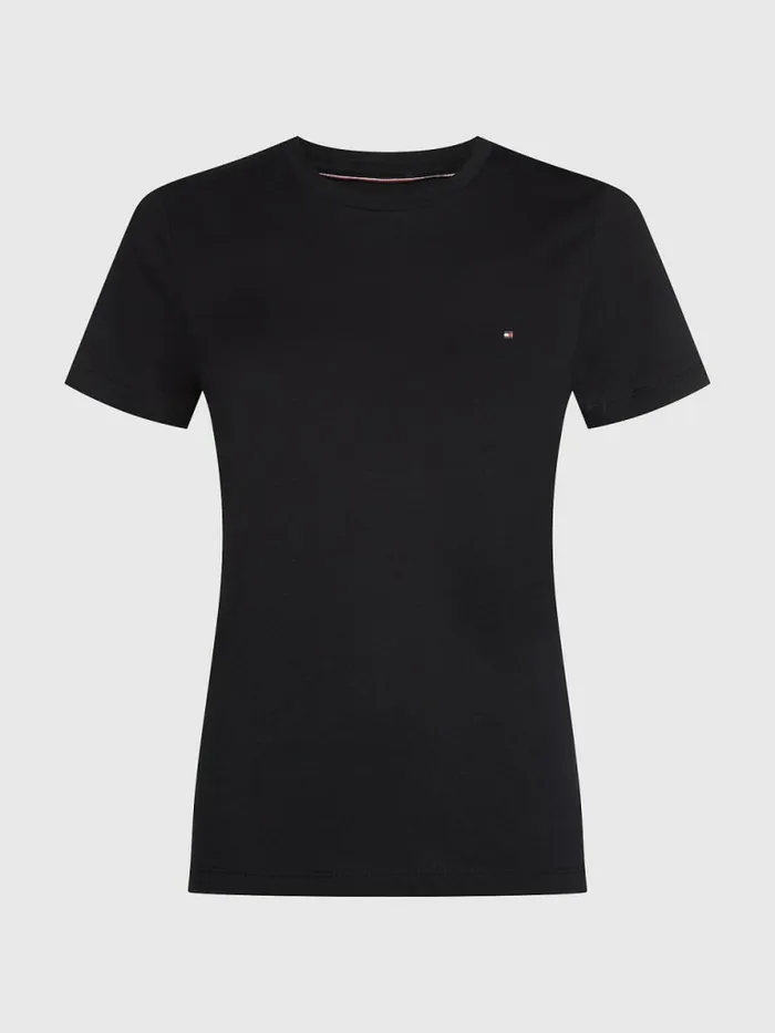 Tommy Hilfiger Heritage Crew Neck TShirt Masters Black Womens Essentials
