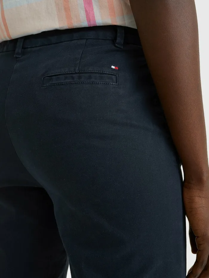 Tommy Hilfiger Heritage Skinny Fit Chinos Midnight Womens Trousers