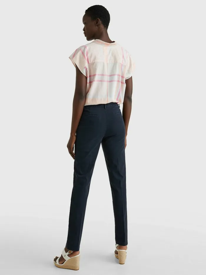 Tommy Hilfiger Heritage Skinny Fit Chinos Midnight Womens Trousers