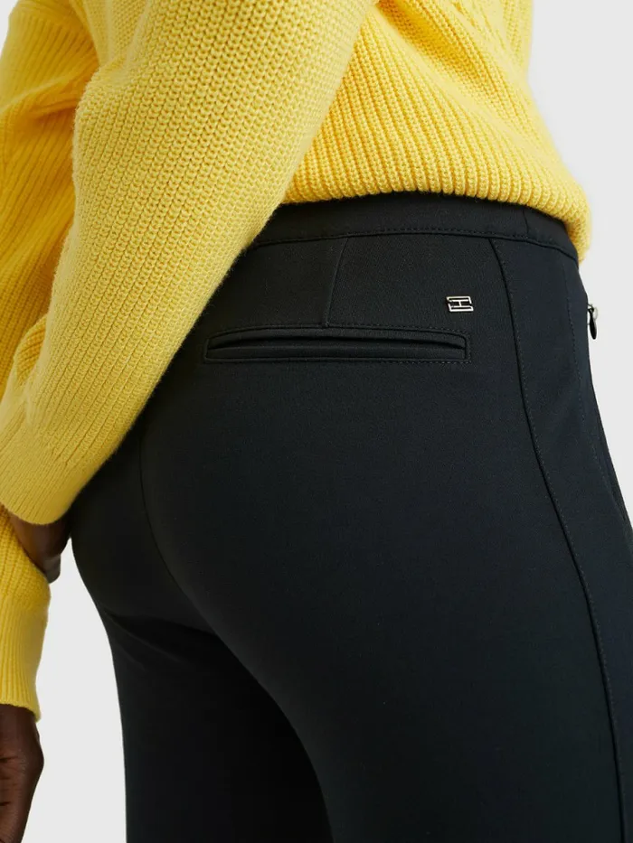 Tommy Hilfiger Heritage Skinny Fit Trousers Masters Black Womens Essentials