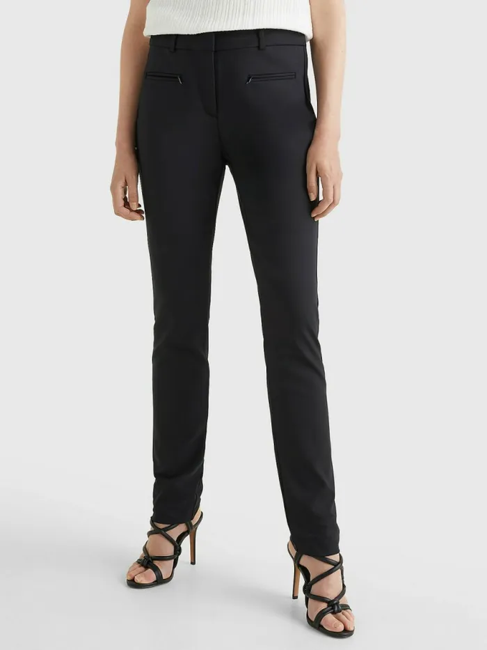 Tommy Hilfiger Heritage Slim Fit Trousers Masters Black Womens Trousers