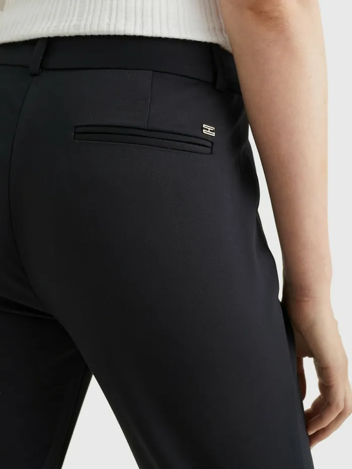 Tommy Hilfiger Heritage Slim Fit Trousers Masters Black Womens Trousers